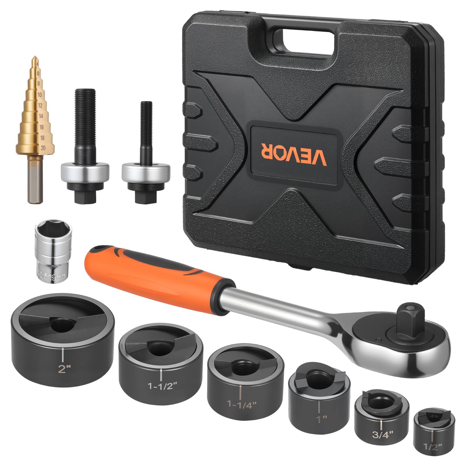 5 E 0 12 14 E 1 20 VEVOR ngen 2H 1-1/2" 1-1/4" 11 1" 1 3/4" 1/2"