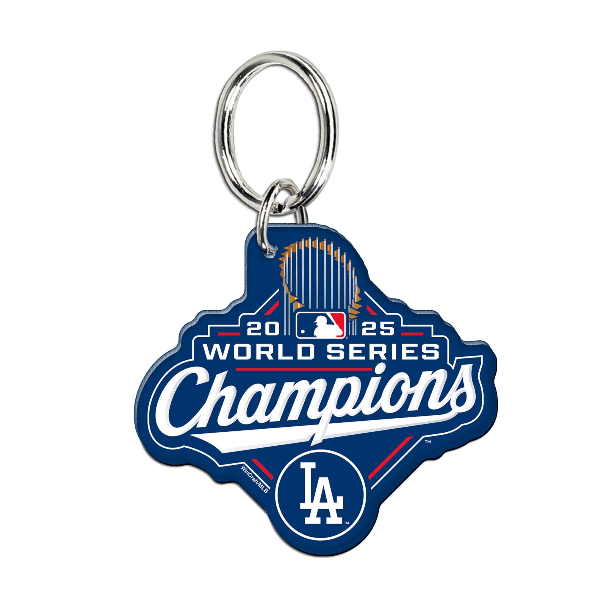 WinCraft - Los Angeles Dodgers 2025 World Series Champions Premium Acrylic Key Ring - Multicolor