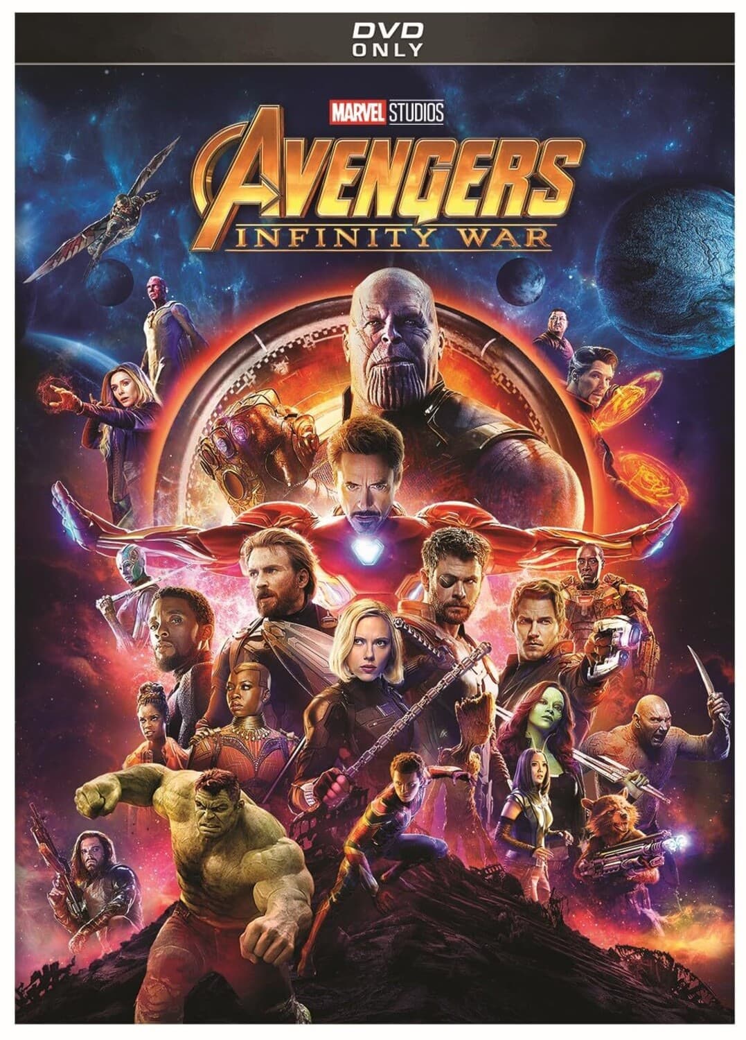 Front. Avengers: Infinity War   - DVD.
