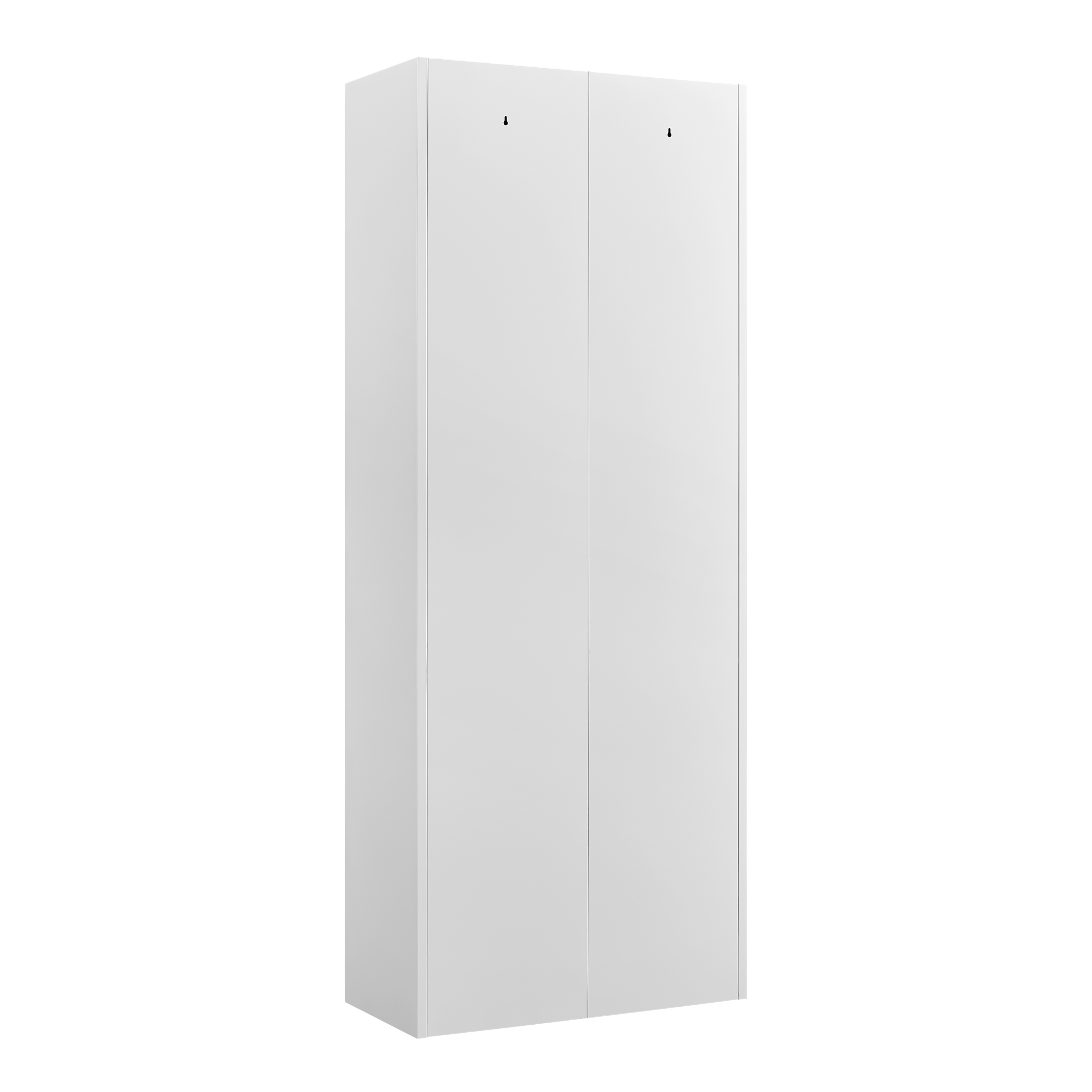 Alt View 7. GOODSILO - Adjustable Two-Door Tall Steel Storage Cabinet with Adjustable Shelves for Kitchen Pantry and Home Organization - White.