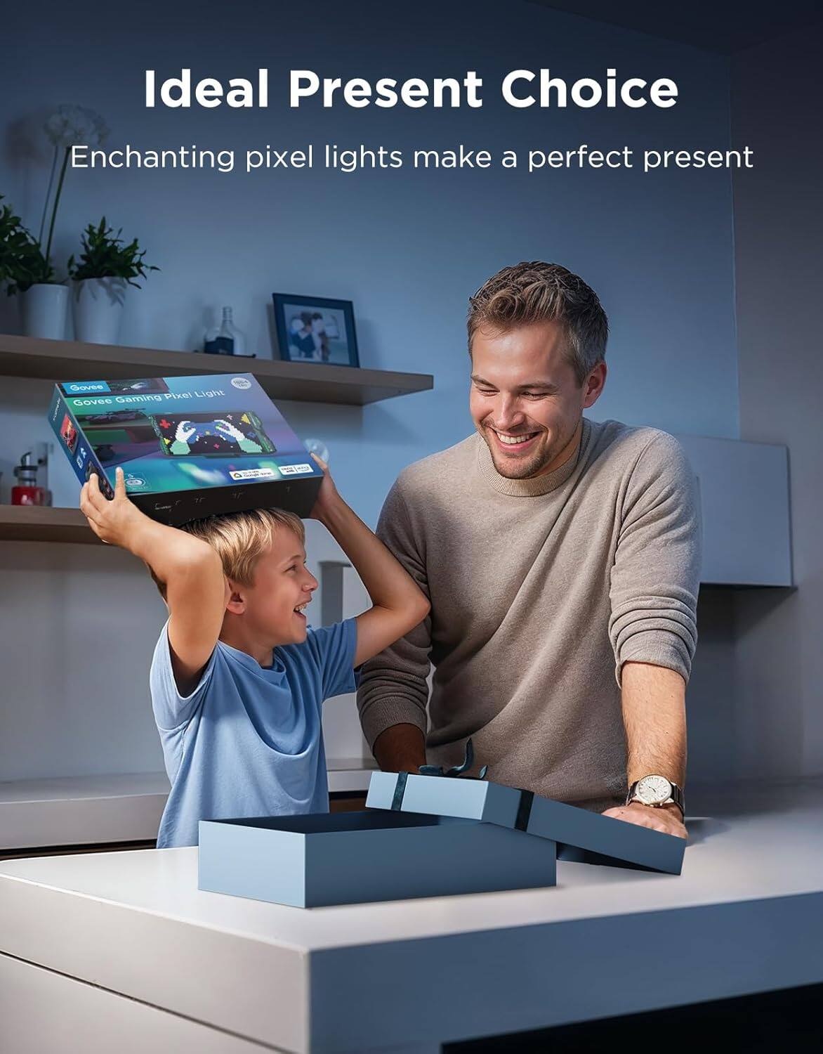 Ideal Present Choice  
Enchanting pixel lights make a perfect present  

Govee Gaming Pixel Light