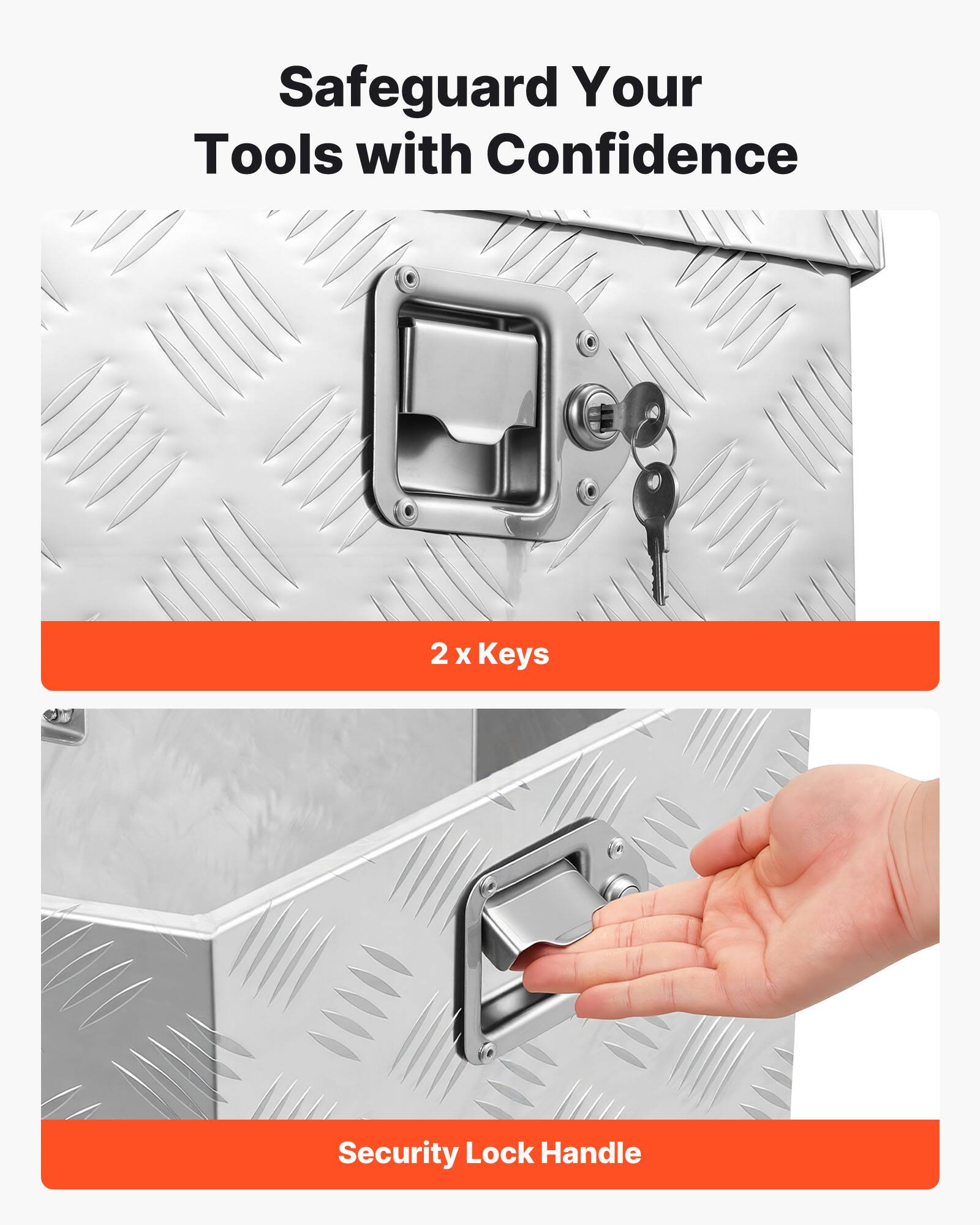 Safeguard Your Tools with Confidence

2 x Keys

Security Lock Handle