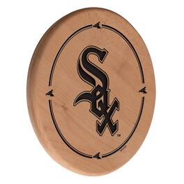 Holland Bar Stool Co. - Chicago White Sox 13" Laser Engraved Solid Wood Sign - Natural