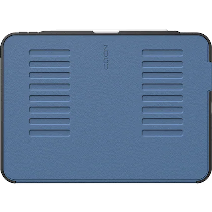 Front. ZUGU - Slim Protective Case for Apple iPad Pro 11-inch (M4/M5) - Slate Blue.