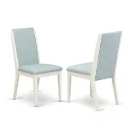 East West Furniture - V096LA015-5 5-Piece Beautiful Rectangular Dining Room Table Set a Superb Cement Color Kitchen - Multi-Color