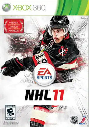 XBOX 360
NTSC
FRANCE
WINNER OF TWENTY-TWO SPORTS GAME OF THE YEAR AWARDS
EA SPORTS
NHL 11
EVERYONE 10+
E 10+
CONTENT RATED BY THE ESRB
Online Interactions Not Rated by the ESRB
NHL
NHLPA - RP (Rating Pending)