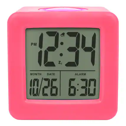 PM 12:34 Zz MONTH DATE ALARM 10/26 6:30