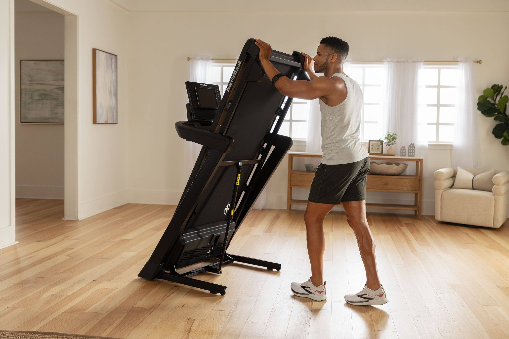 Alt View 5. NordicTrack - NordicTrack T Series 8 Treadmill - Black.