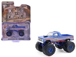 Greenlight - 1982 GMC Sierra 2500 Monster Truck "Moonshiner!" "Kings of Crunch" Series 16 1/64 - Blue Metallic with Stripes