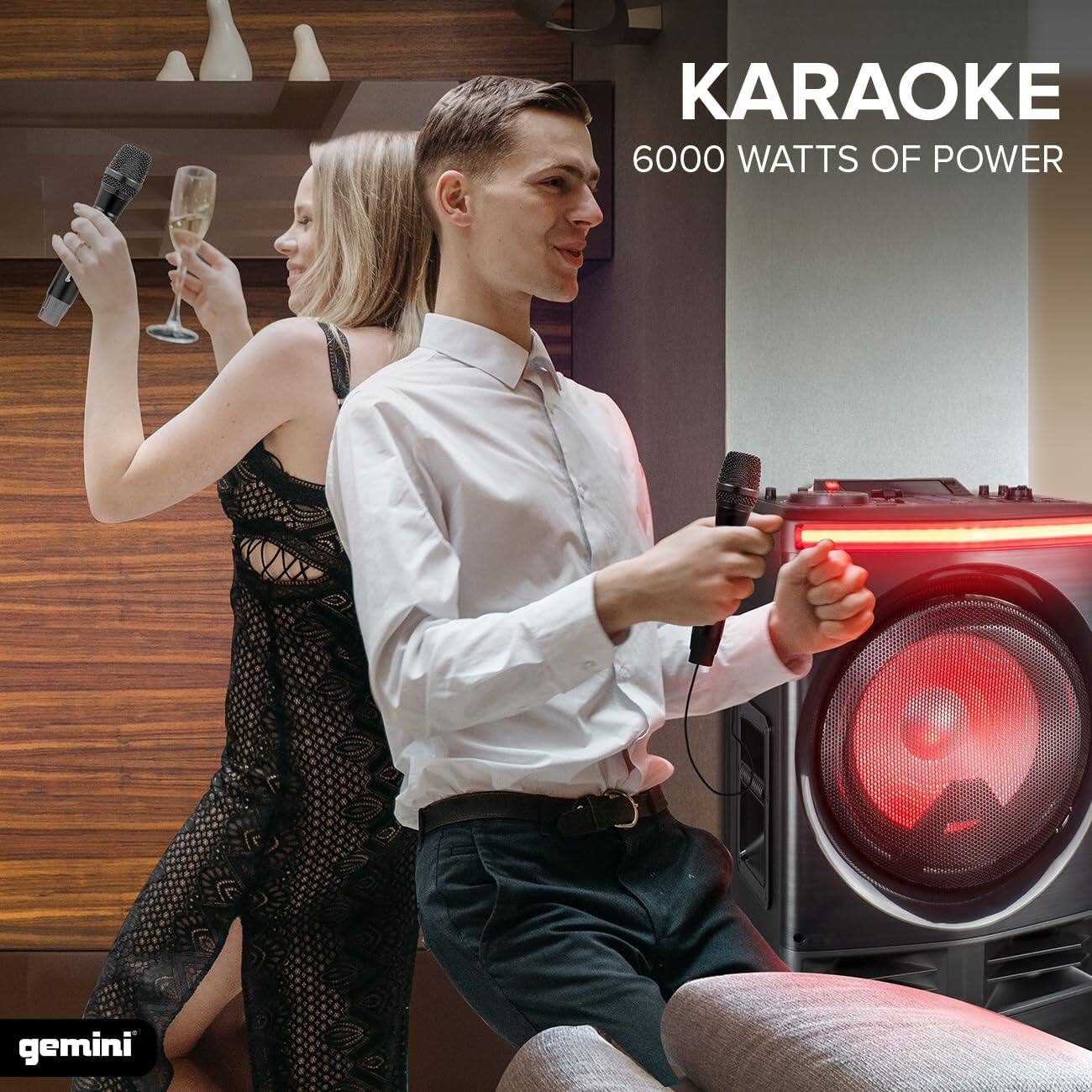 KARAOKE  
6000 WATTS OF POWER  

gemini