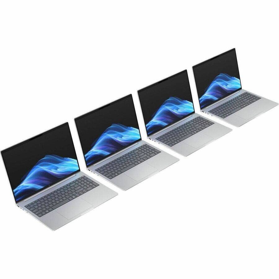 Alt View 4. HP - HP EliteBook 8 G1i 16" Touchscreen Notebook - WUXGA - 60 Hz - Intel Core Ultra 5 225U - 16 GB - 512 GB SSD - English Key - Glacier Silver.