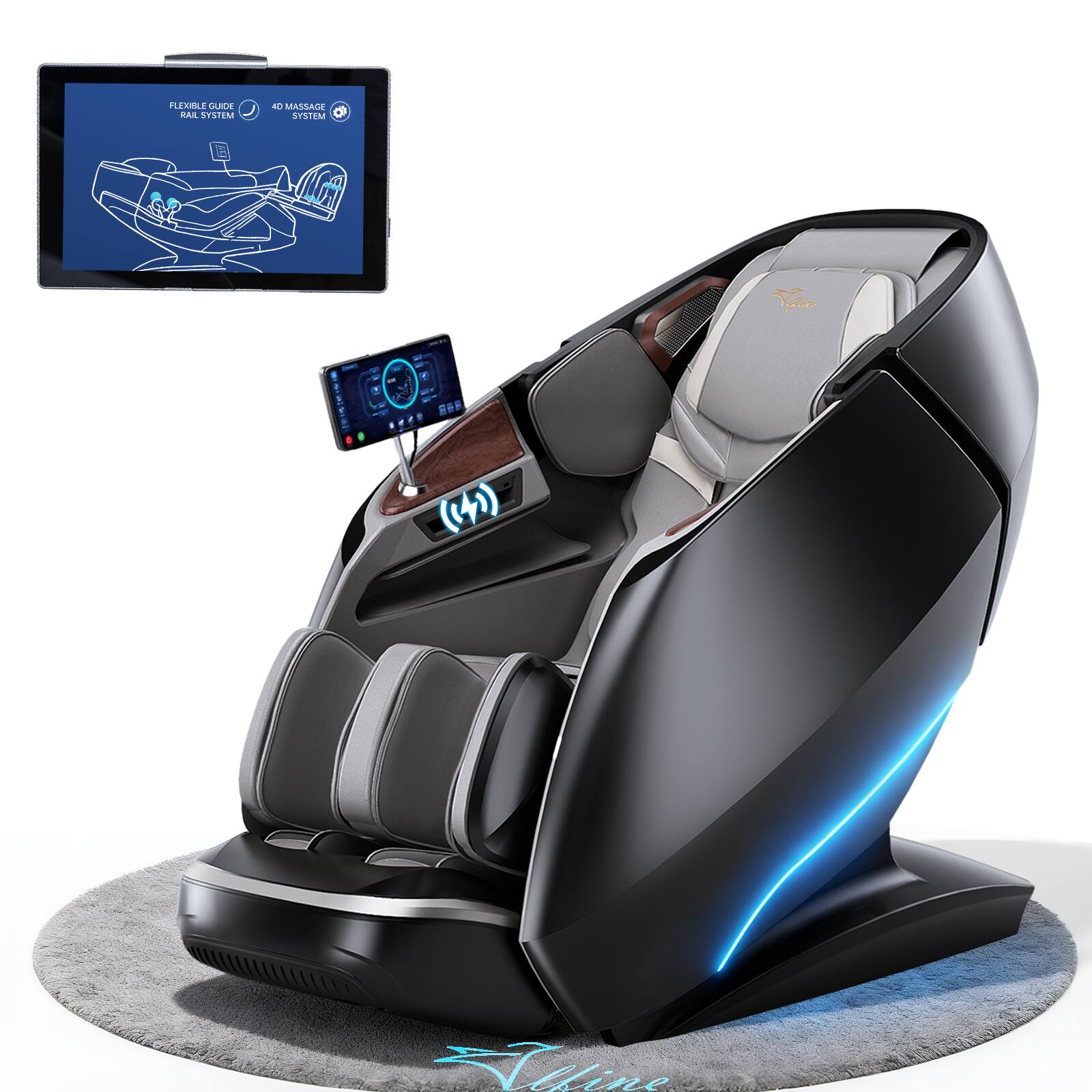 FLEXIBLE GUIDE ROLLER SYSTEM
4D MASSAGE
MASSAGE HEAD
MASSAGE STIM