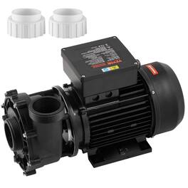 VEVOR - 2 Speed SPA Pump, 56-Frame, AC220-240V Hot Tub SPA Pump, 3HP/200GPM/65.61ft High Speed or 0.4HP/100GPM/16.07ft Low Speed - Black