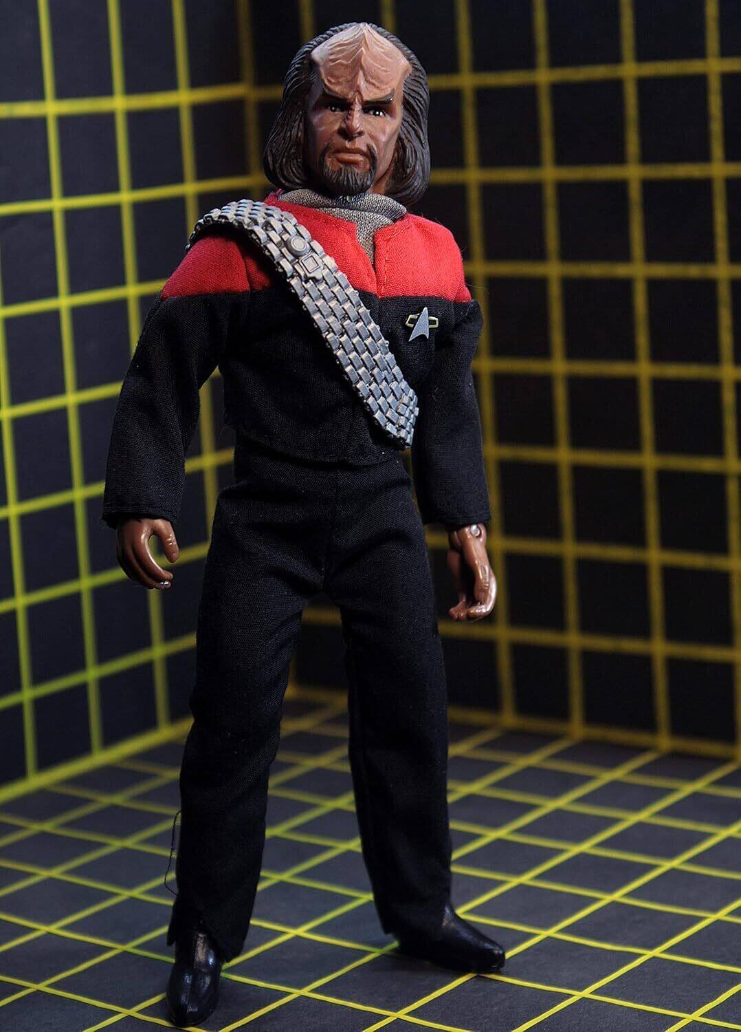 Alt View 1. PopMarket - Mego - Star Trek: TNG - Lt. Worf 8" Action Figure   - COLLECTIBLES - Multicolor.