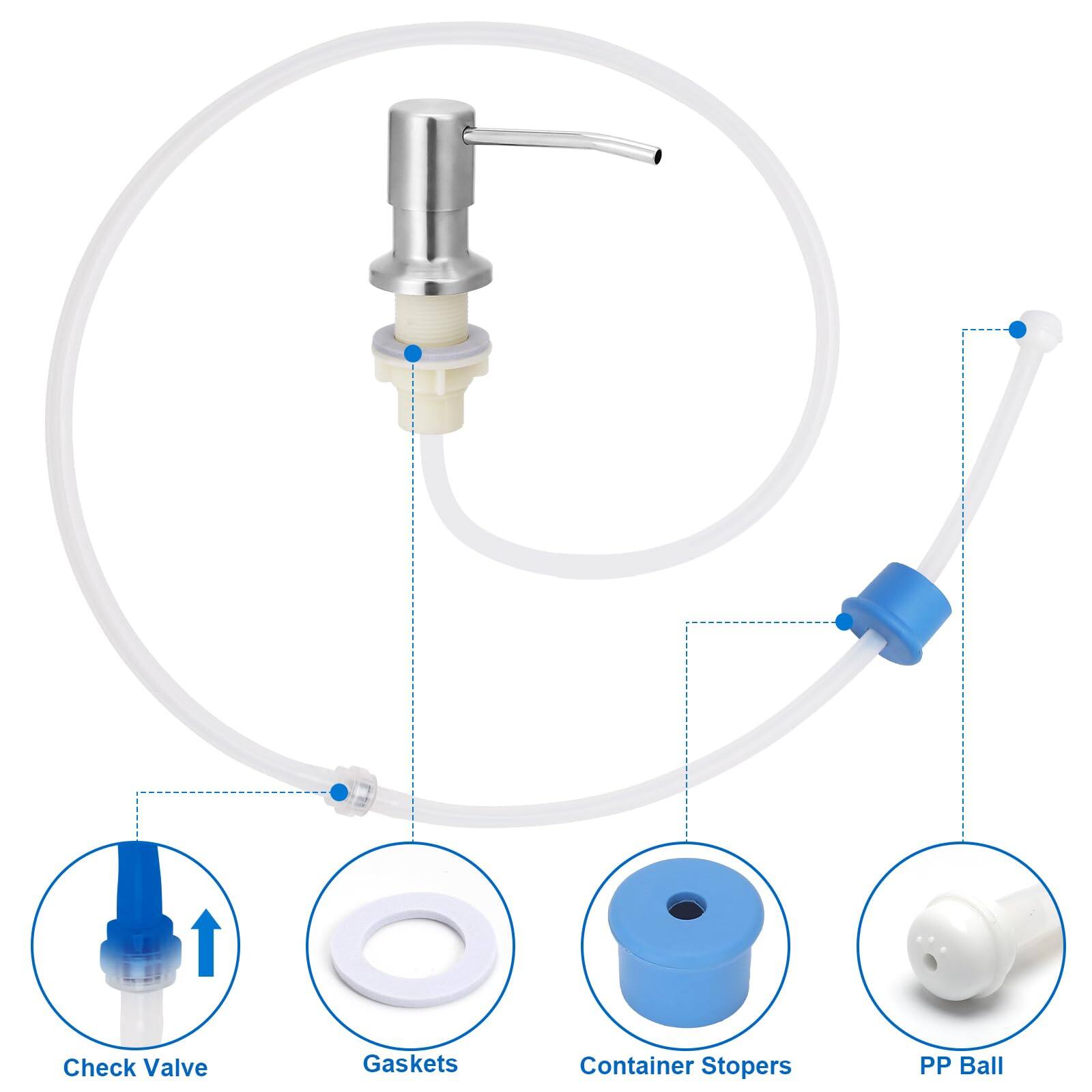 Check Valve  
Gaskets  
Container Stoppers  
PP Ball