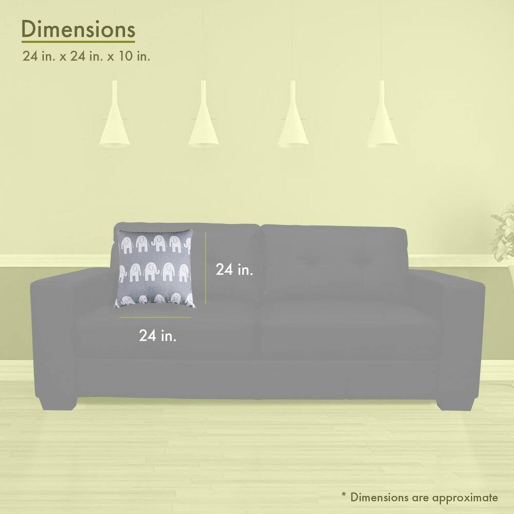 Dimensions  
24 in. x 24 in. x 10 in.  

24 in.  
24 in.  

* Dimensions are approximate