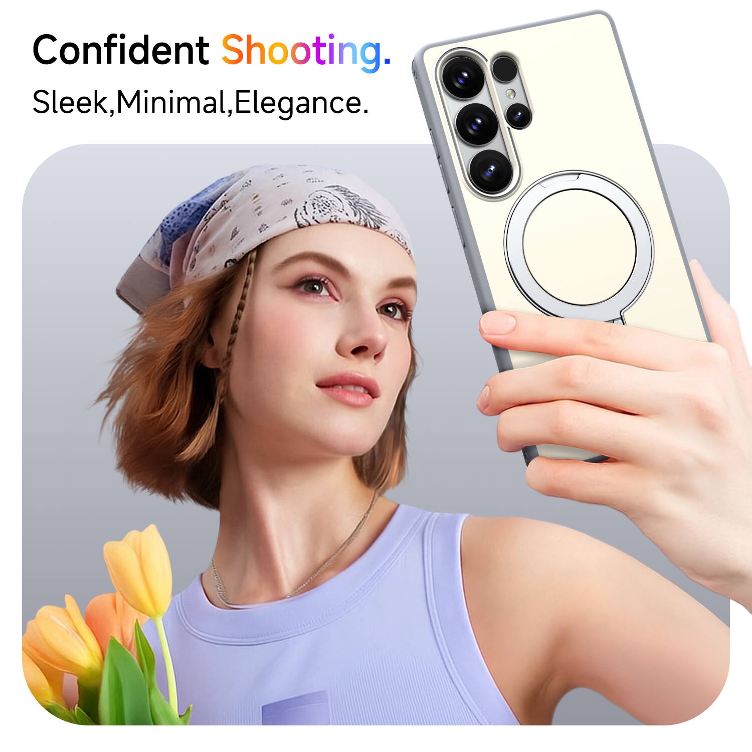 Confident Shooting. Sleek, Minimal, Elegance.