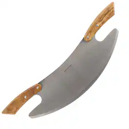 Classic Cuisine - 17in Pizza Cutter Rocker Blade - Natural