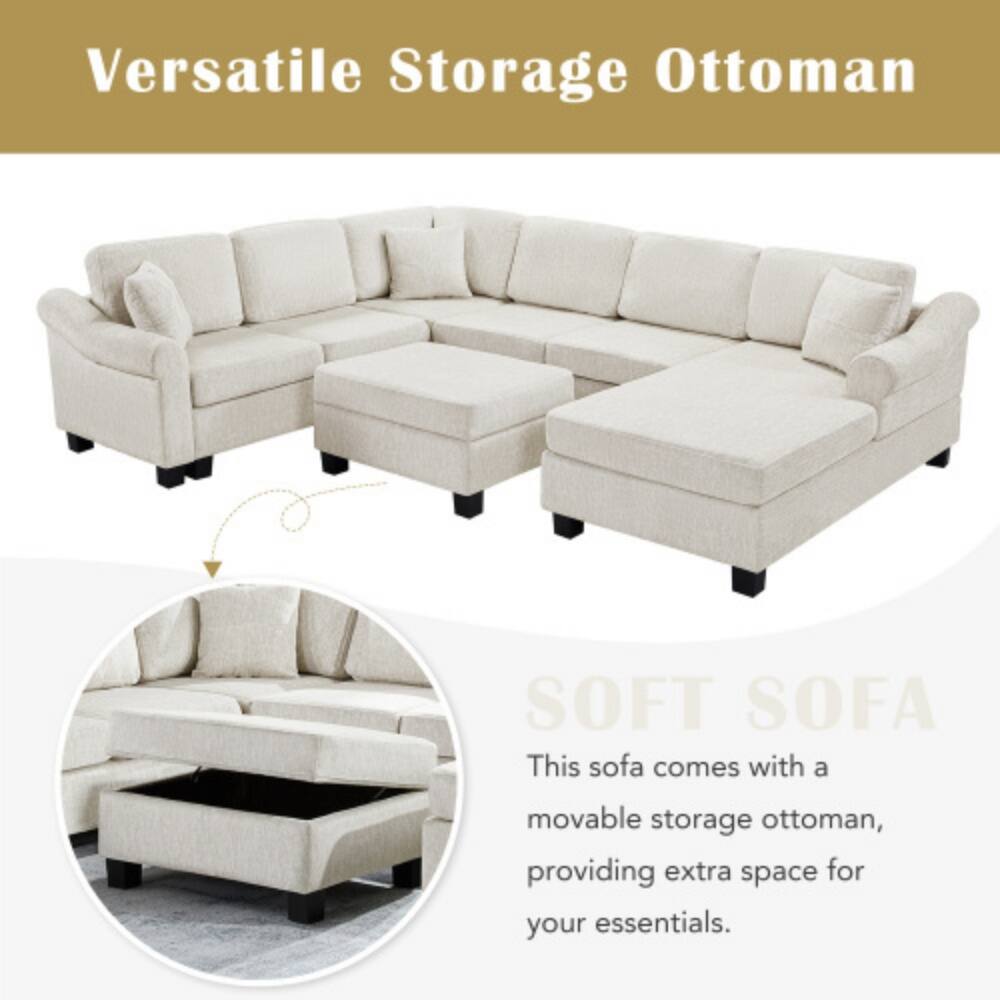 Versatile Storage Ottoman

SOFT SOFA

This sofa comes with a movable storage ottoman, providing extra space for your essentials.