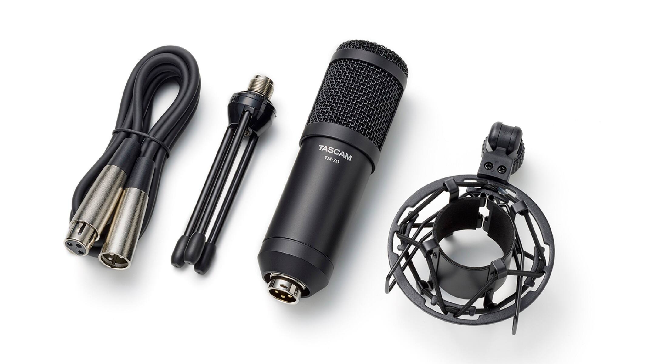 Alt View 11. TASCAM - Dynamic Microphone - Black.
