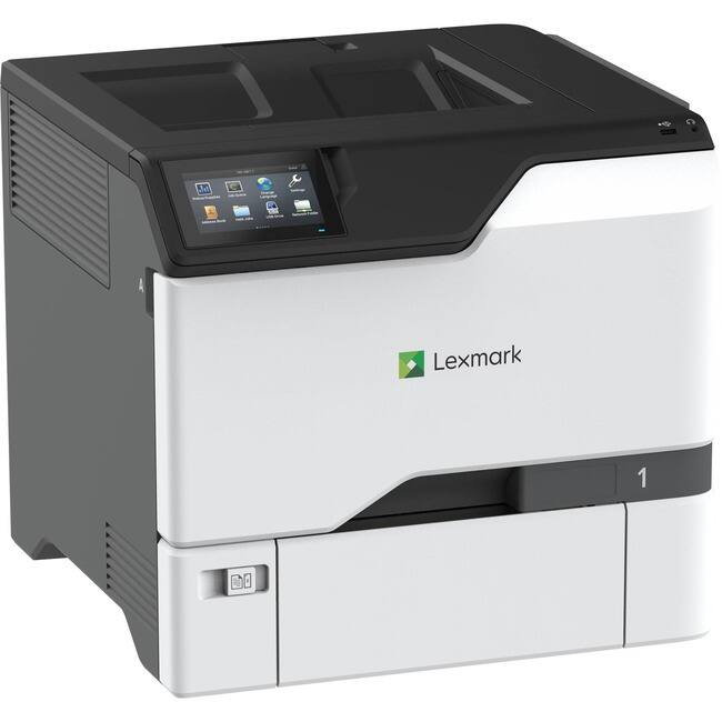 Front. Lexmark - Lexmark CS730de Desktop Wired Laser Printer - Color - 40 ppm Mono / 40 ppm Color - 2400 x 600 dpi Print - Automatic - Unknown.