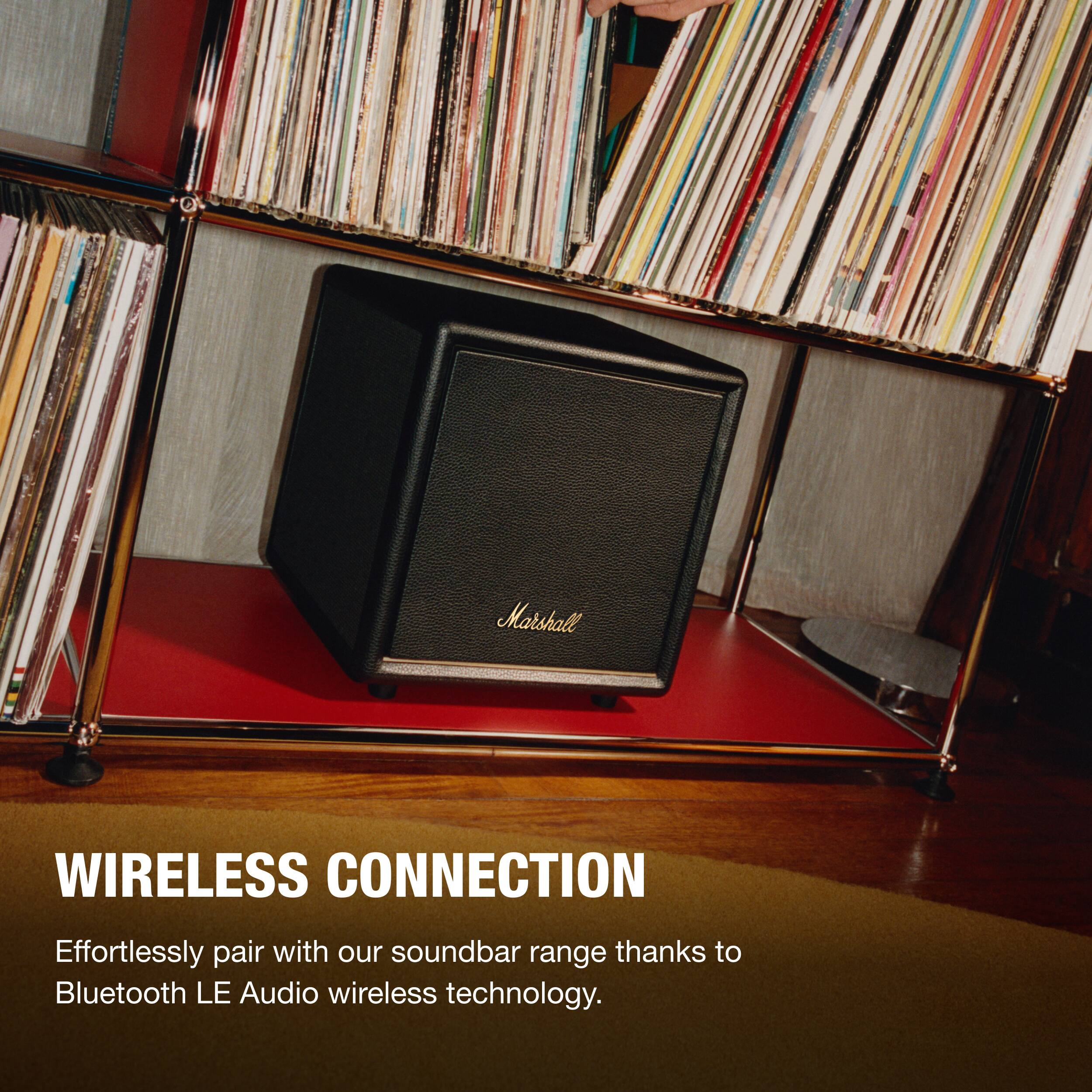 WIRELESS CONNECTION

Effortlessly pair with our soundbar range thanks to Bluetooth LE Audio wireless technology.