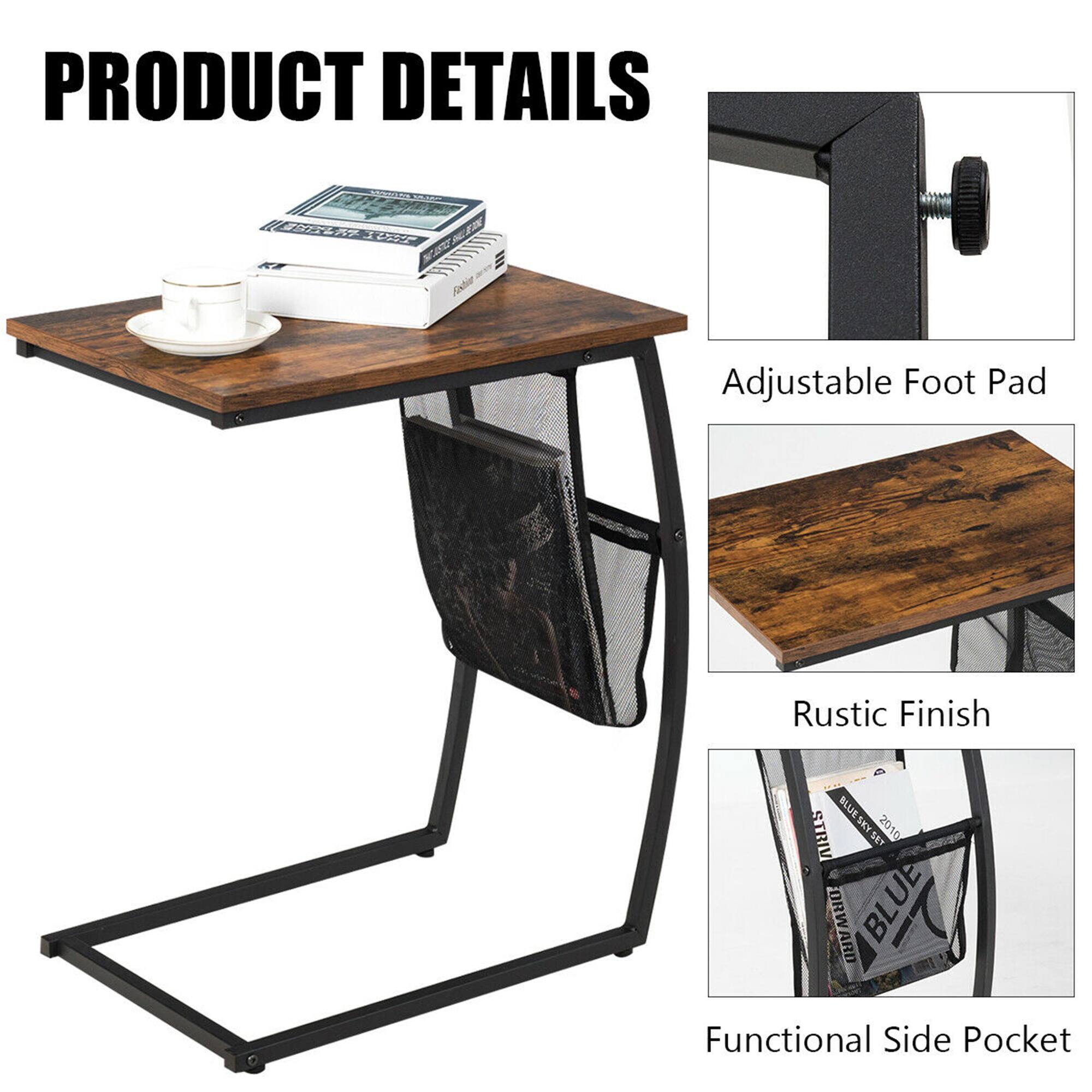 PRODUCT DETAILS

- Adjustable Foot Pad
- Rustic Finish
- Functional Side Pocket