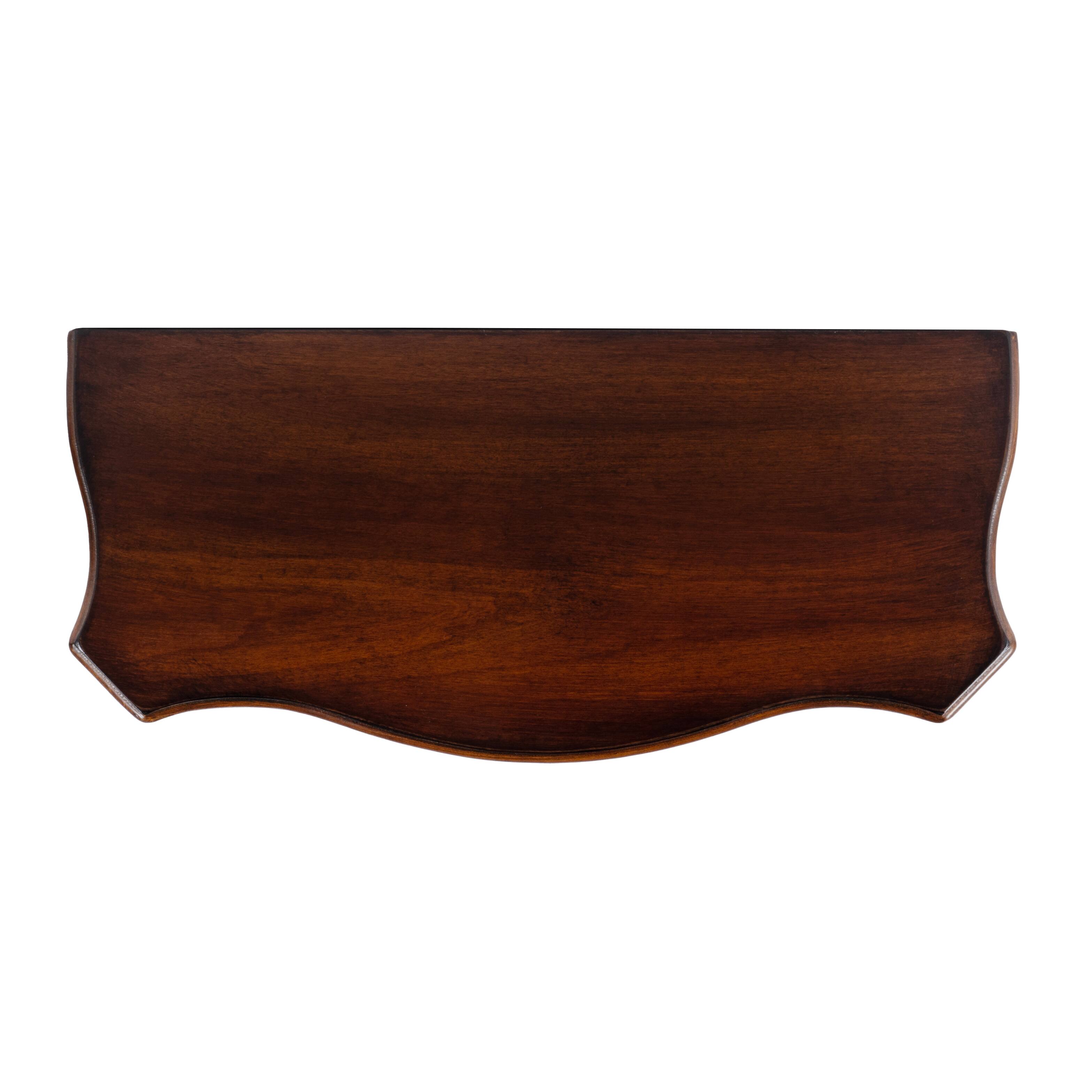 Alt View 5. Butler Specialty - Cheshire 22 in. W Rectangular Wood Ballerina Console Table with Open Shelf - Medium Brown.