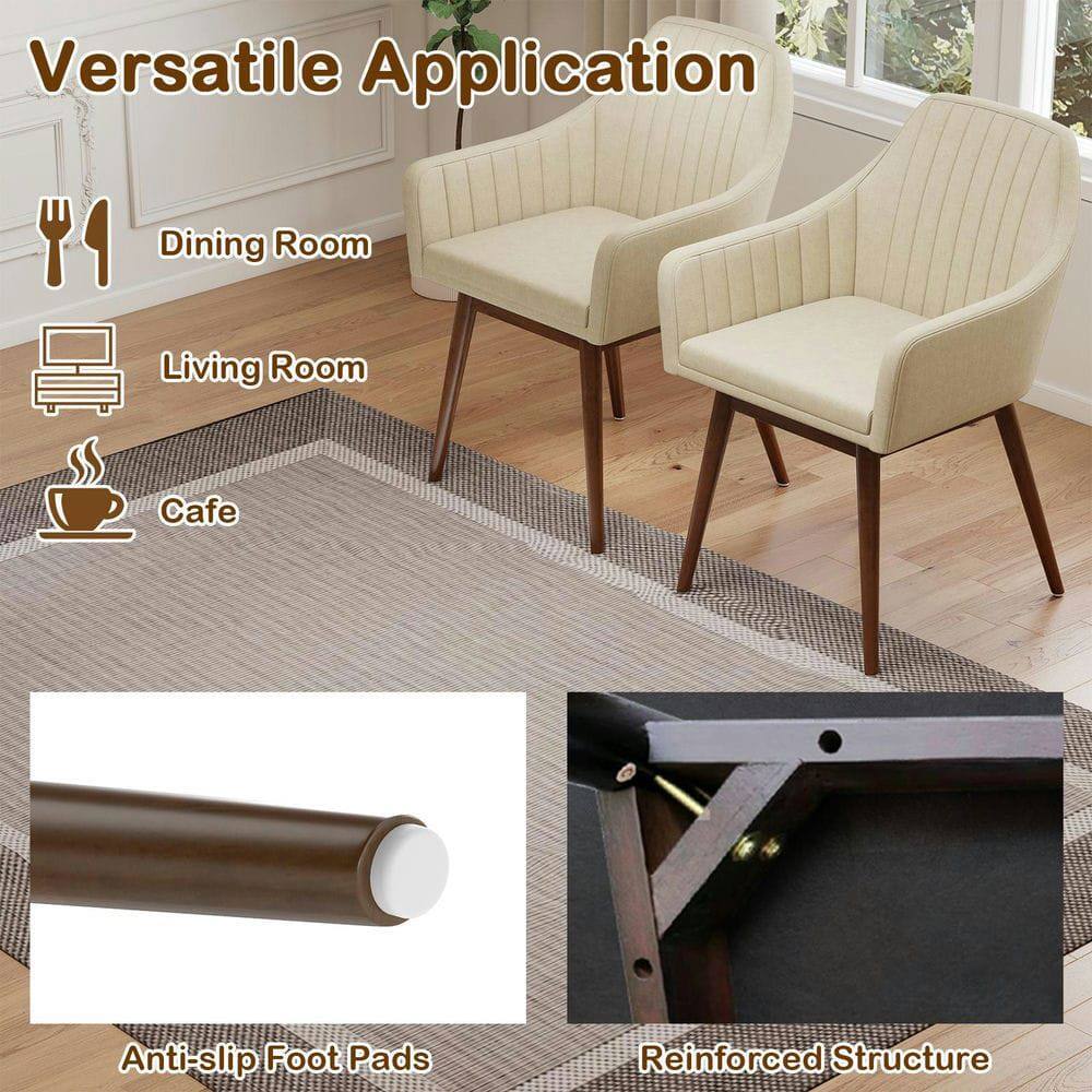 Versatile Application  
Dining Room  
Living Room  
Cafe  

Anti-slip Foot Pads  
Reinforced Structure