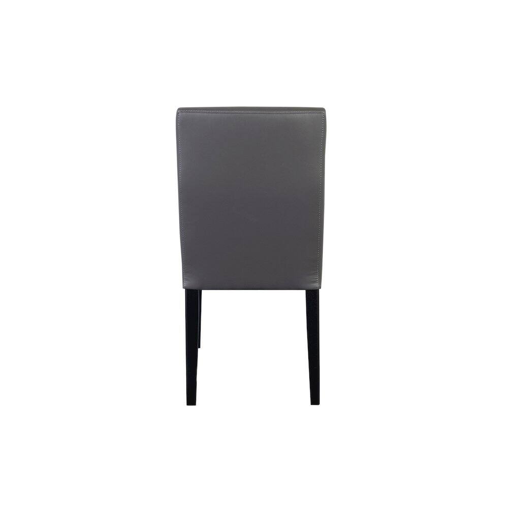 Back. Porter Designs - Verona Contemporary Dining Chair - Gray.
