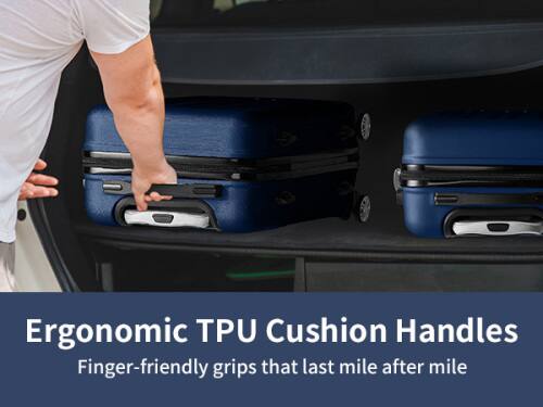 Ergonomic TPU Cushion Handles  
Finger-friendly grips that last mile after mile