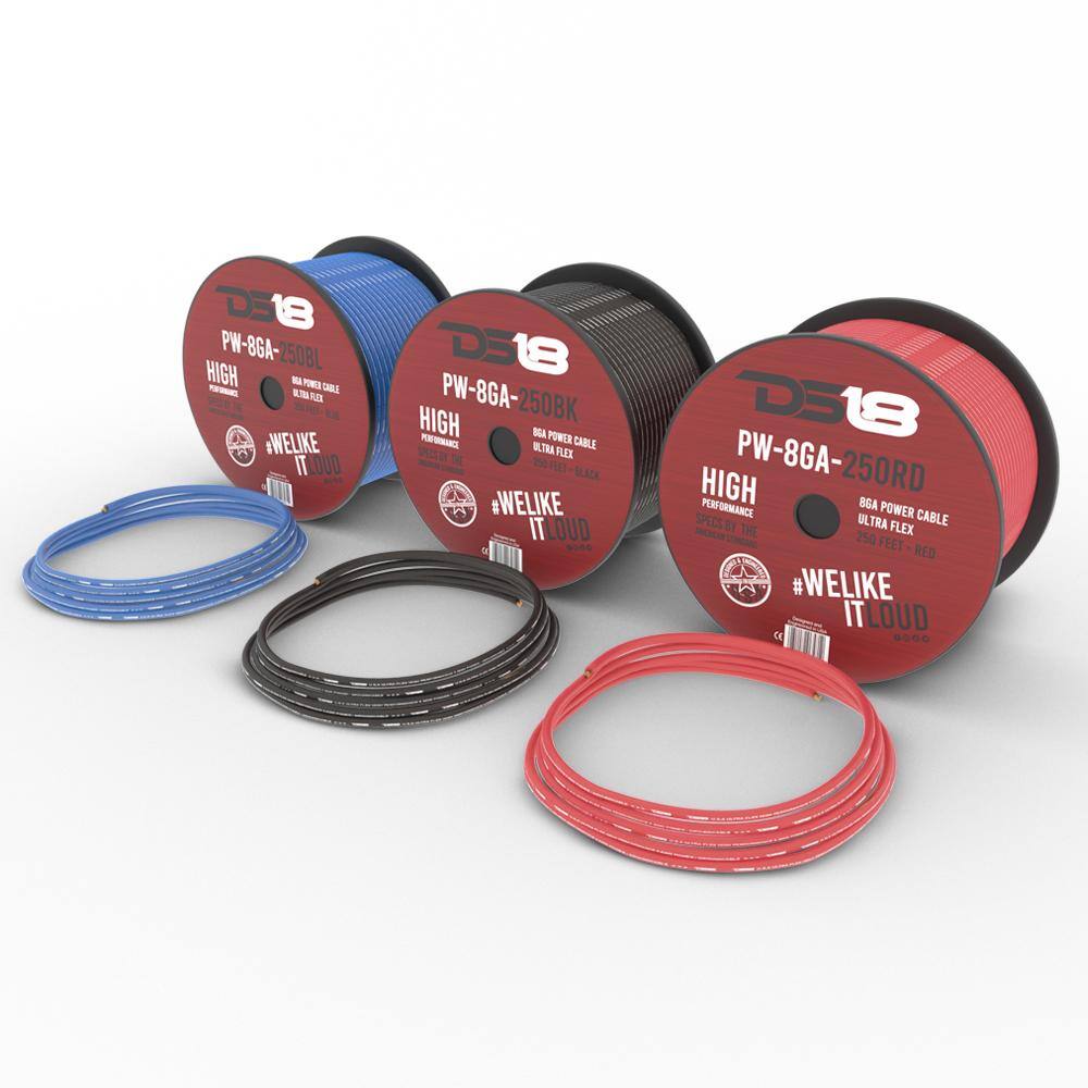 D38 HIGH PW-86A-750BL BOX POWER CABLE ULTRA FLEX +WELIKE IT DUO

DE18 HIGH PW-86A-250BK BGA PERFORMANCE POWER CABLE ULTRA FLEX +WELIKE ITLOUD

DE18 HIGH PERFORMANCE PW-8GA-250RD 8GA ULTRA POWER CABLE 250 FLEX FEET RED #WELIKE ITLOUD 0000