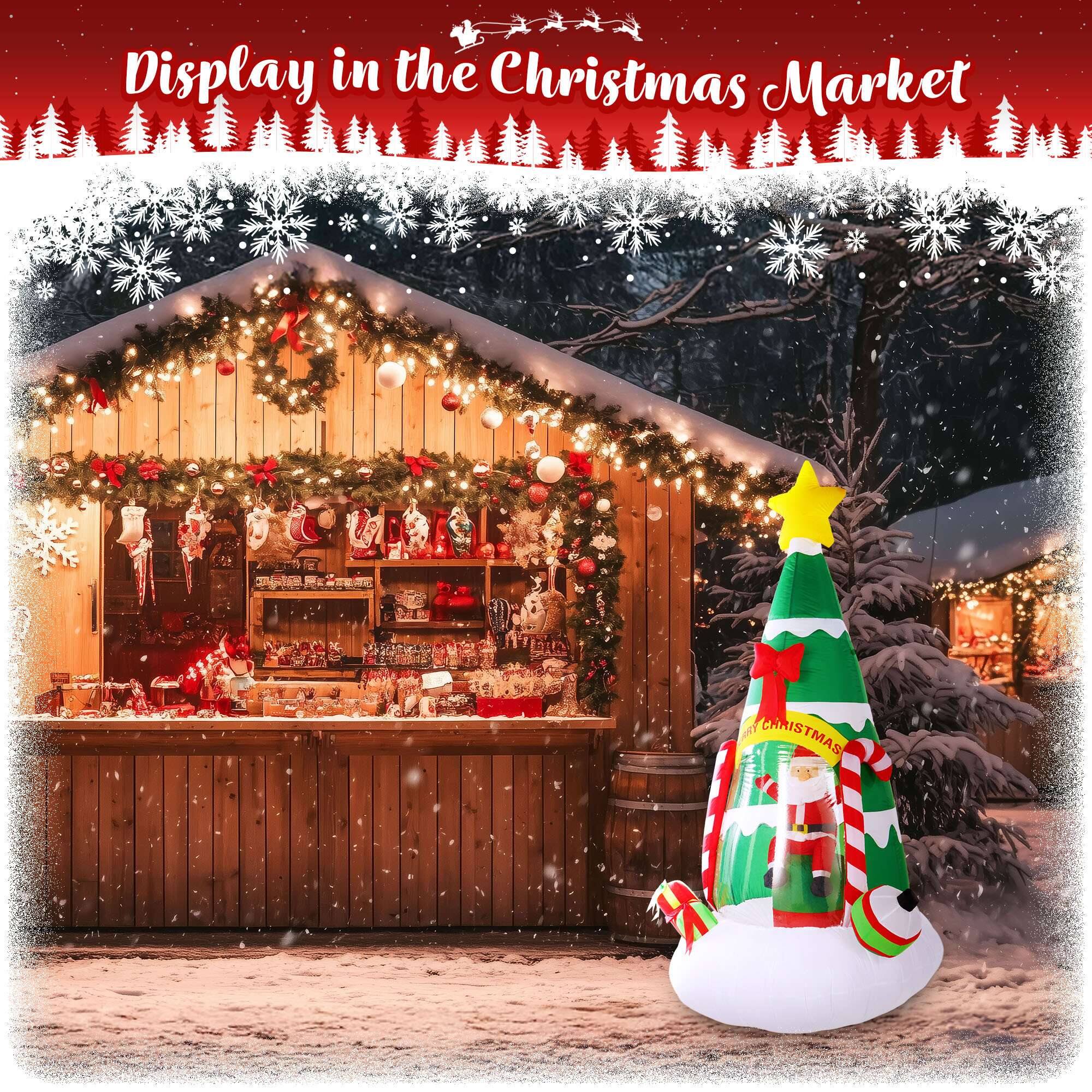 Display in the Christmas Market