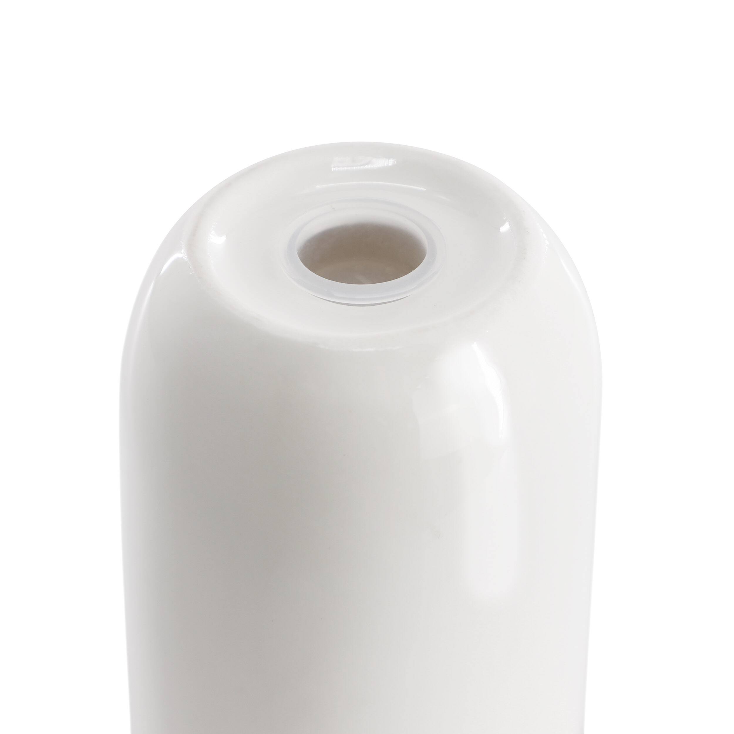 Alt View 3. Sur La Table - Sur La Table Ceramic Salt and Pepper Shaker in White with Red Band - White.
