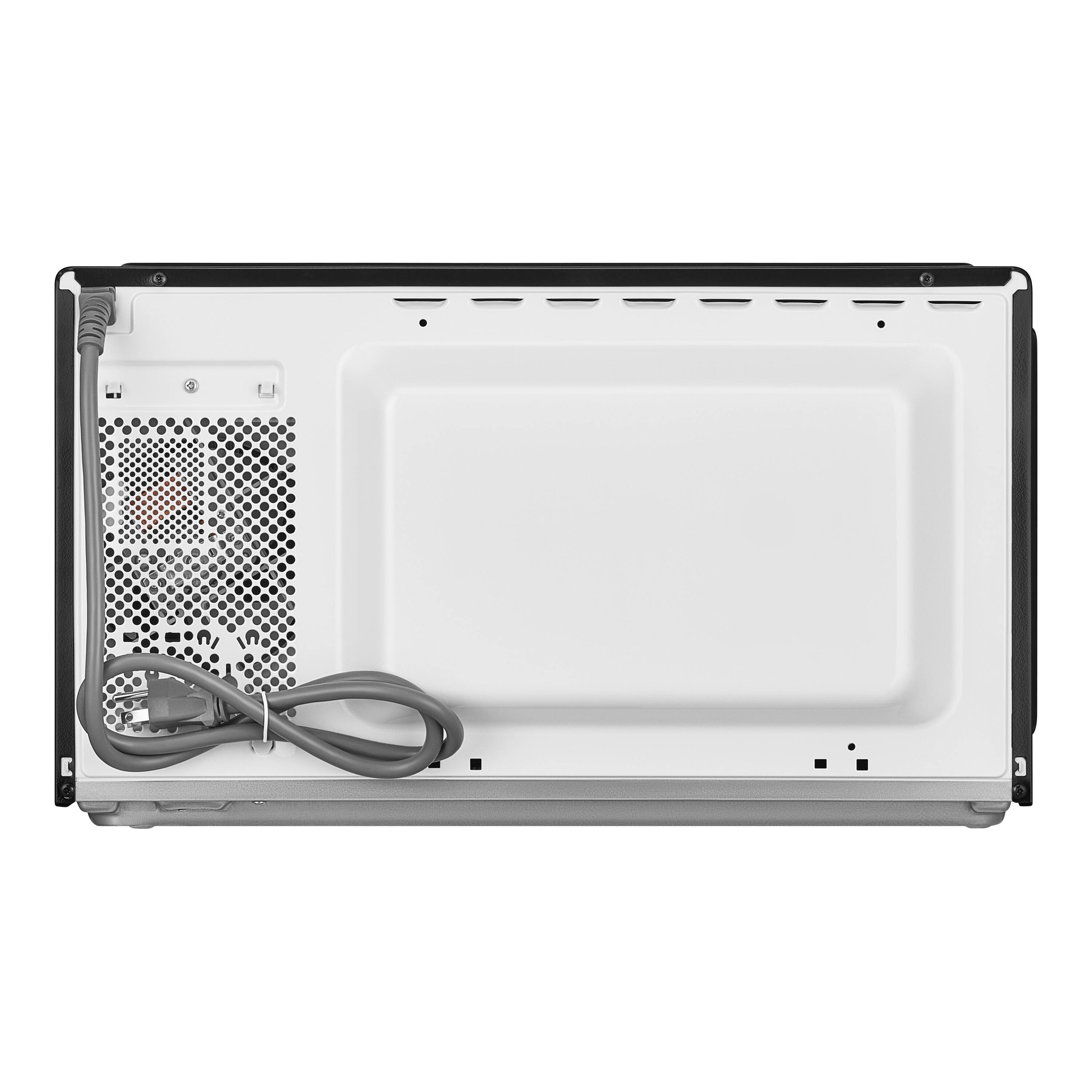 Alt View 14. Insignia™ - 1.1 Cu. Ft. Countertop Microwave - Stainless Steel.