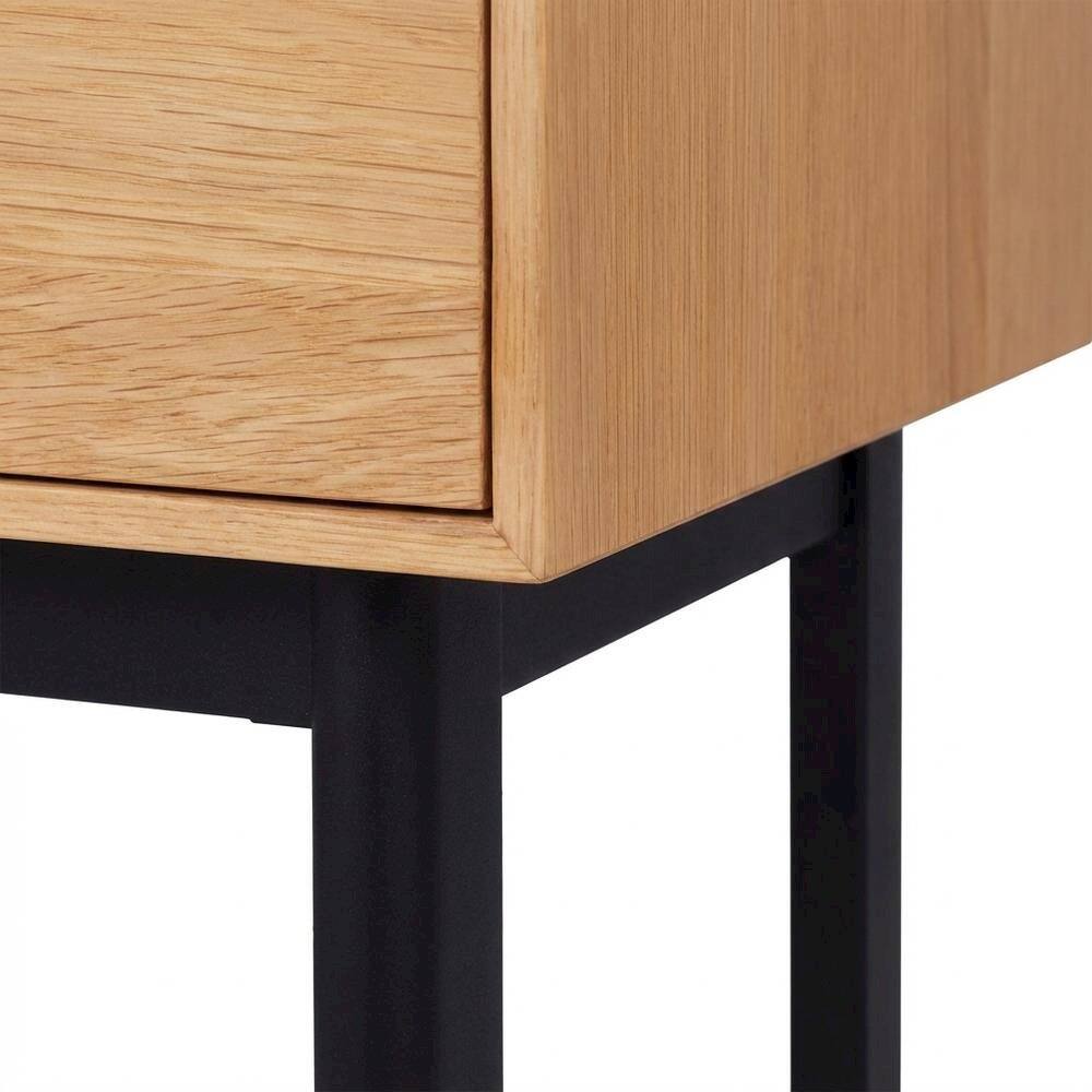 Alt View 1. Starlight Canyon Home - Modern Light Oak Nightstand with Natural Wood Finish - Light Oak.