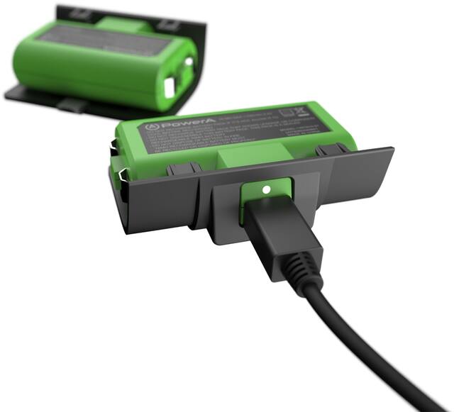 PowerA - Play & Charge Kit for Xbox Series X|S and Xbox One - Green USB-C