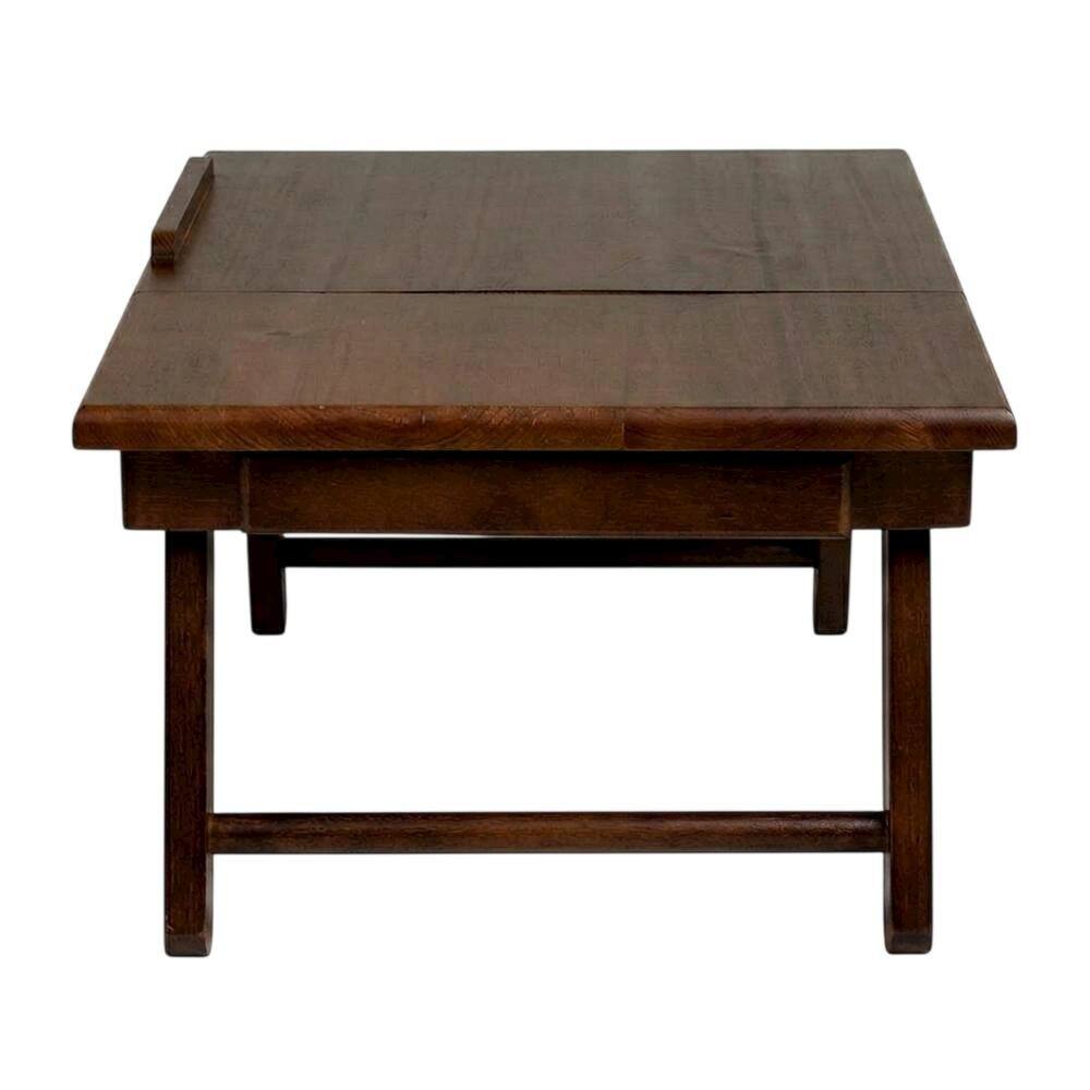 Left. FurniFact - Flip Top Lap Desk - Walnut.