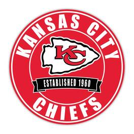 Fan Creations - Kansas City Chiefs 24" Circle with Banner - Multicolor