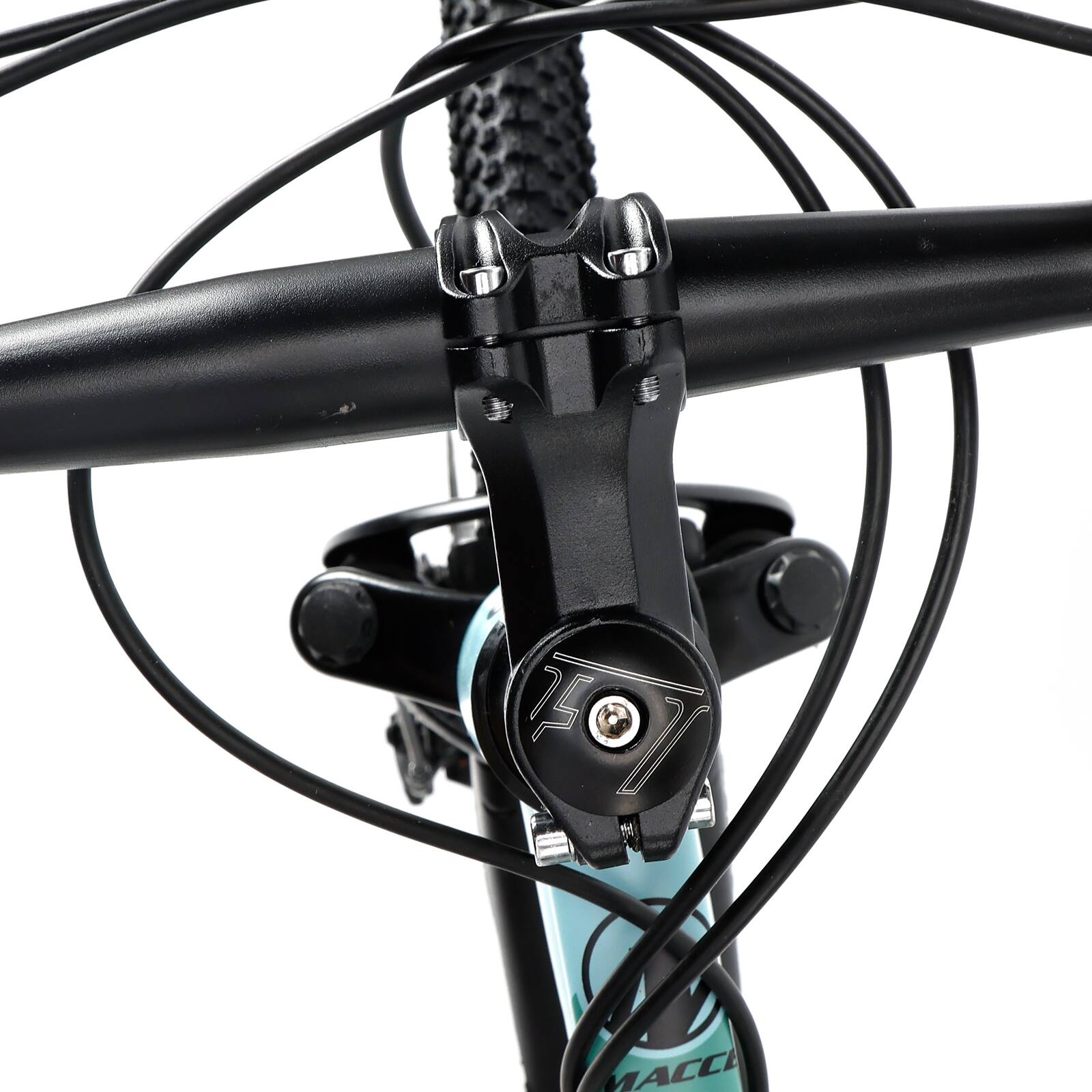 Alt View 8. Topteng - 27.5" Mountain Bike for Adults - 27 Speed, Double Disc Brake, Full Suspension, High-Carbon Steel Frame, Green - Black&Green.