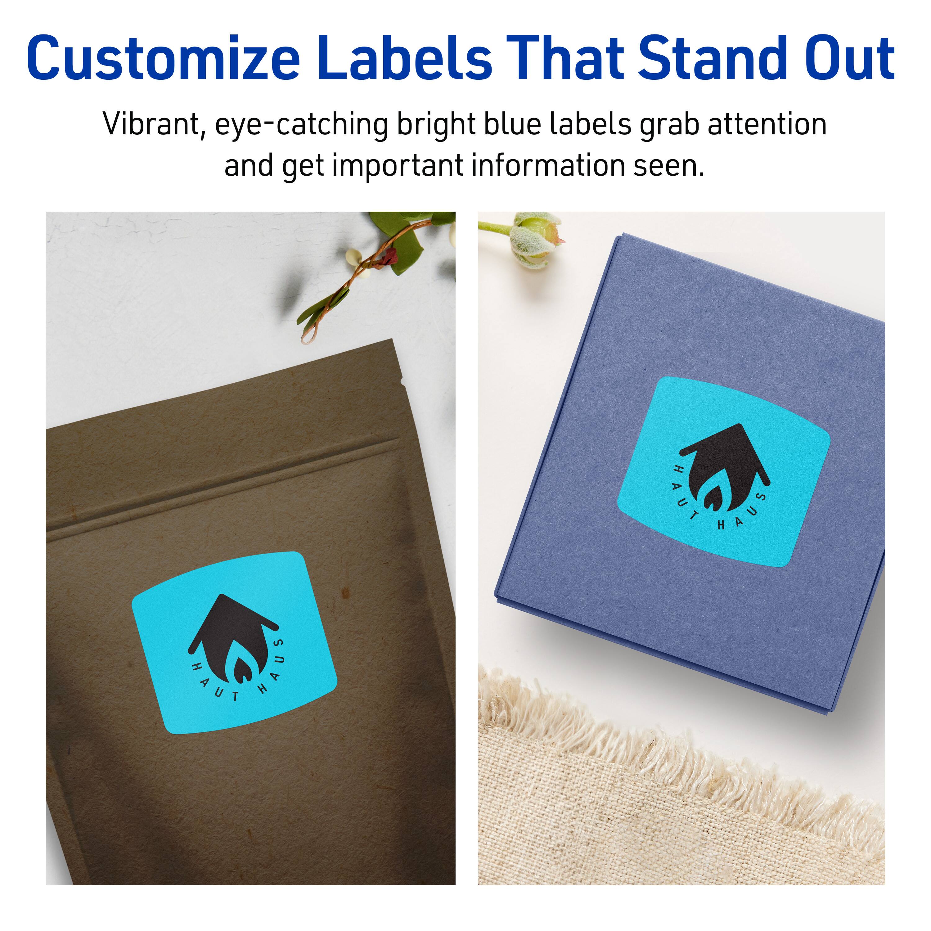 Customize Labels That Stand Out

Vibrant, eye-catching bright blue labels grab attention and get important information seen.

HAUT HAUS HAUT HAUS