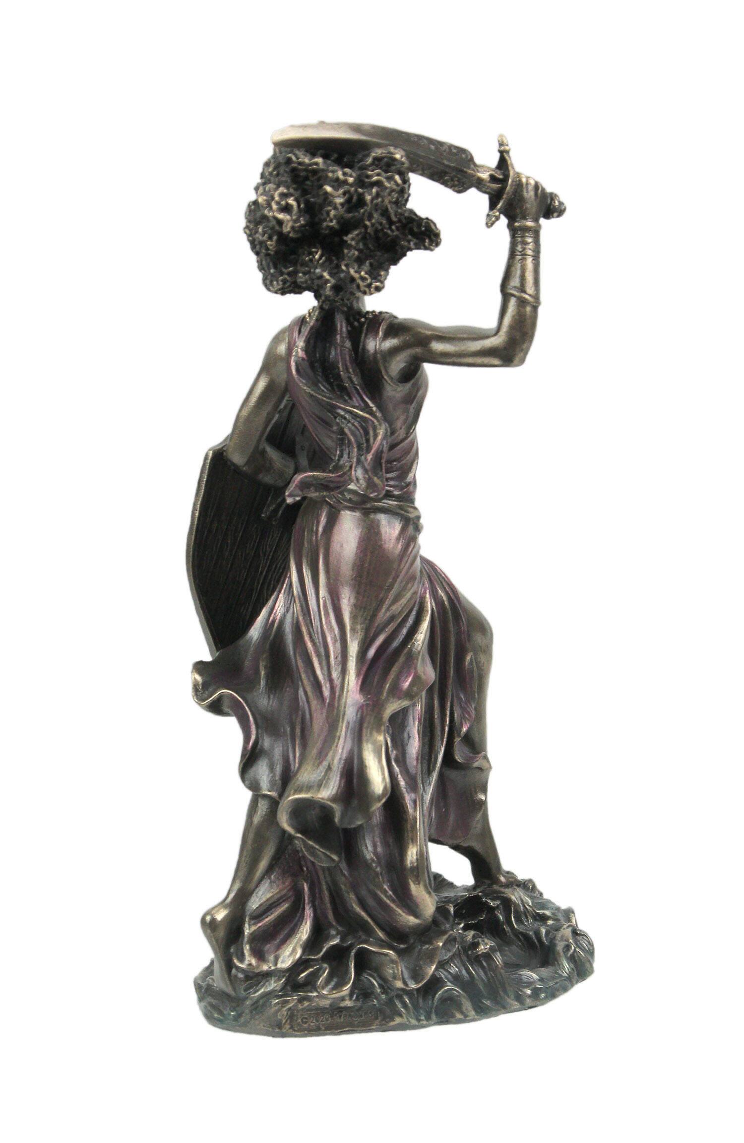 Alt View 2. Veronese Design - Bronzed Finish Obba Orisha of Marriage and Transformation Statue - Bronze.
