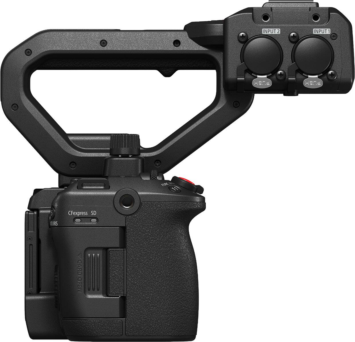 INPUT 2  
INPUT 1  

CFexpress SD  

CARD OPEN