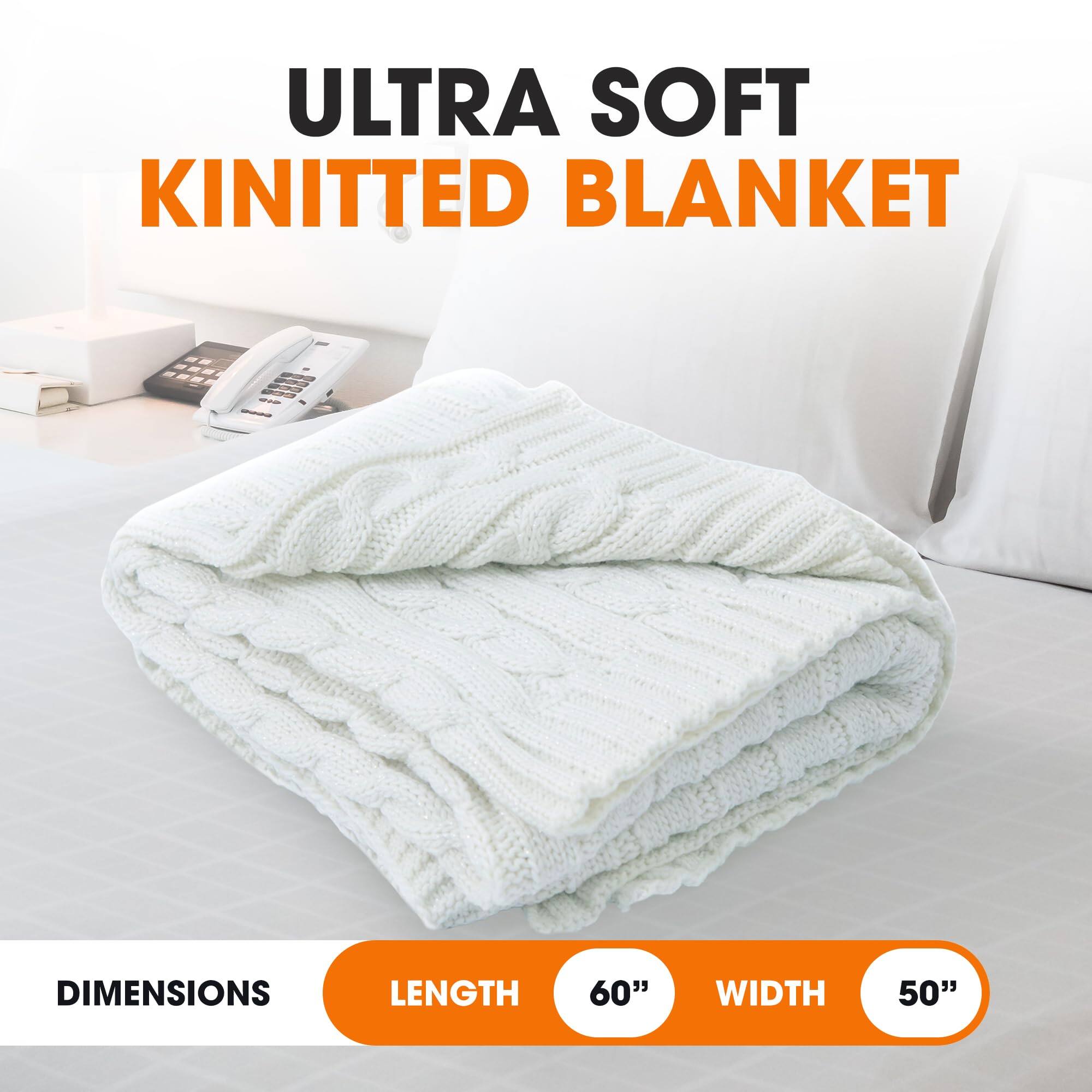 ULTRA SOFT KNITTED BLANKET

DIMENSIONS
LENGTH
60"
WIDTH
50"