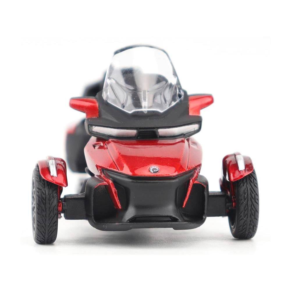 Back. BRP Models - Can-Am Spyder RT Limited 3-Wheel Motorcycle Deep Marsala Red Metallic with Driver Figure 1/32 - Multi.