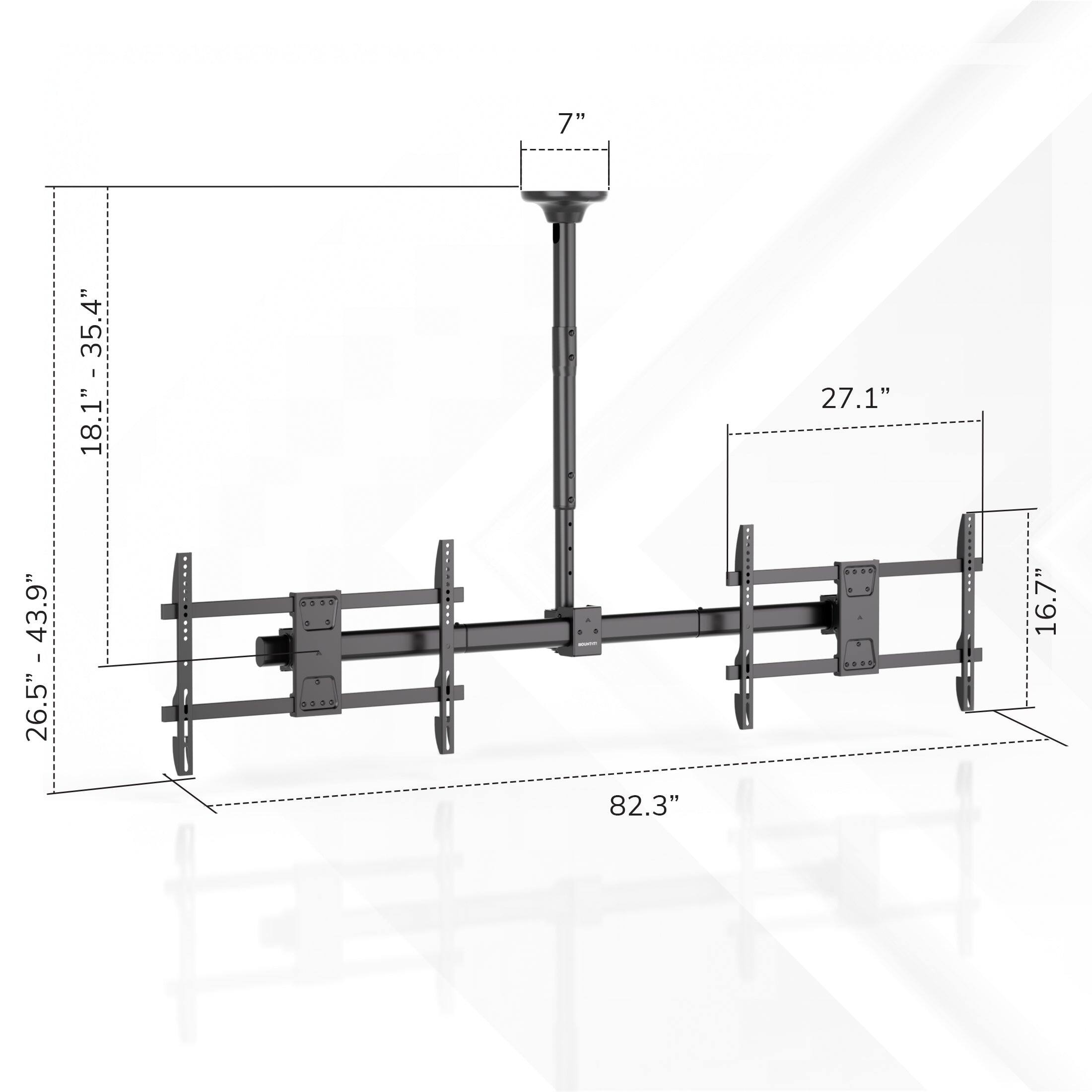 7" : 18.1" - 35.4"  
82.3"  
27.1"  
16.7"