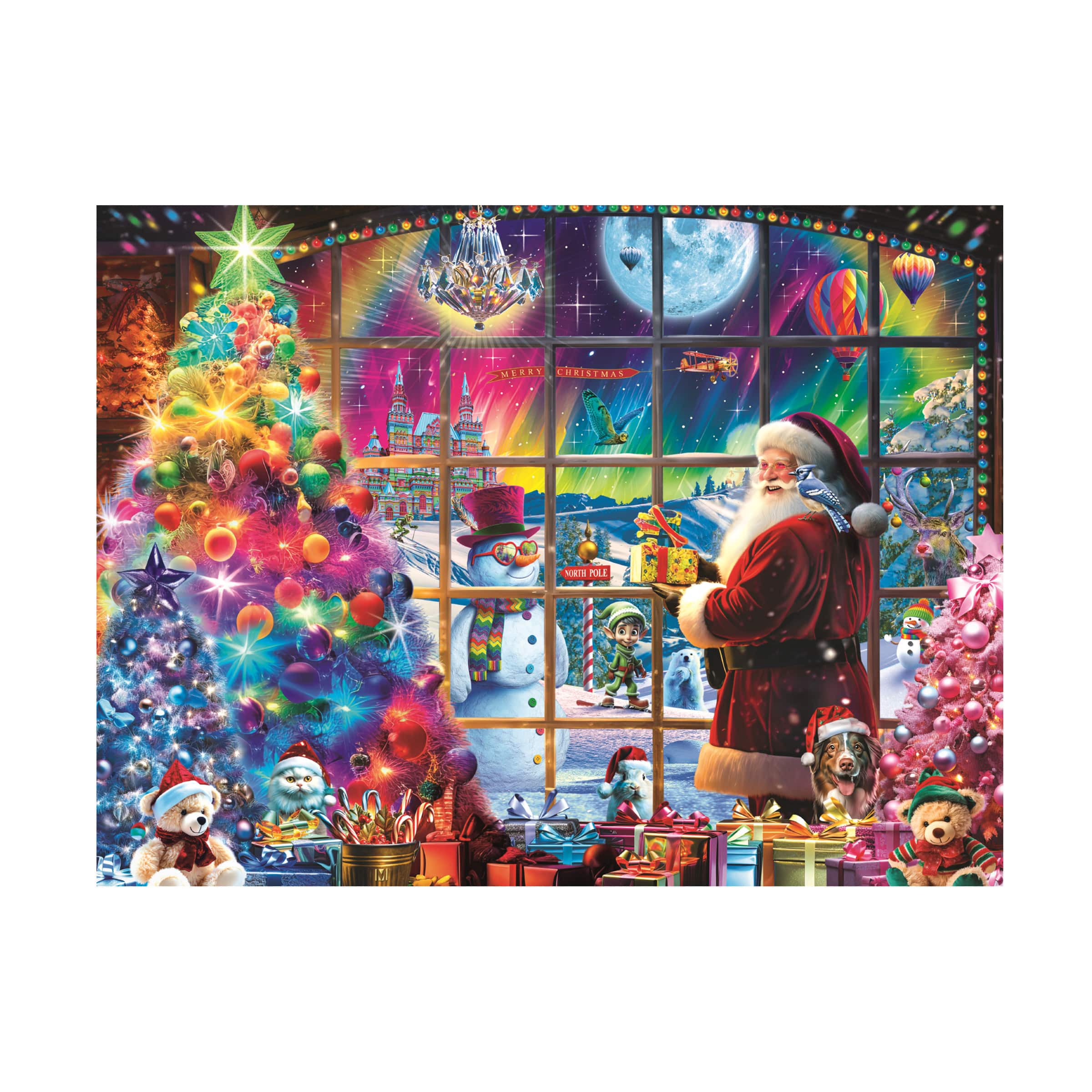 Trademark Fine Art - Michael David Ward Magical Christmas Canvas Art - 35x47 - Multicolor