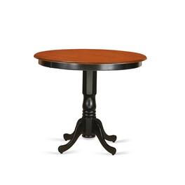 East West Furniture - Trenton Counter Height Kitchen Table finished in Black and Cherry - Black & Cherry