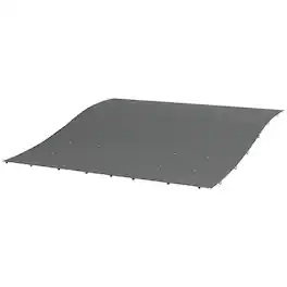 Outsunny - Canopy Replacement, Pergola Shade Cover for 10' x 10' Pergola (Outsunny 84C-038 Series) - Dark Gray