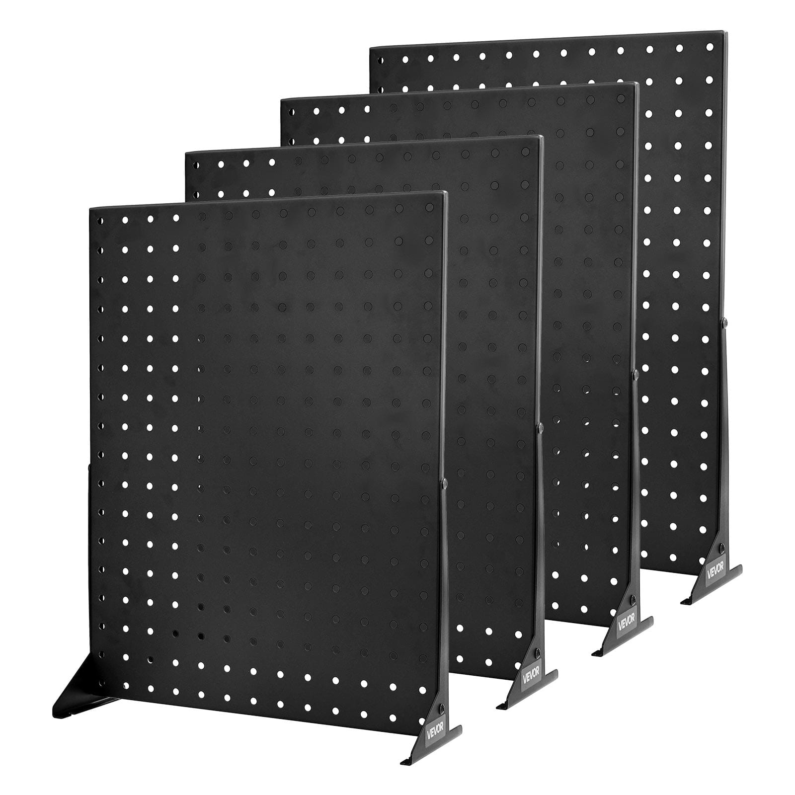 VEVOR - Pegboard Display Stand, 17 x 13 in Tabletop Pegboard Display Stand, Accessories Rack Organizer - Black